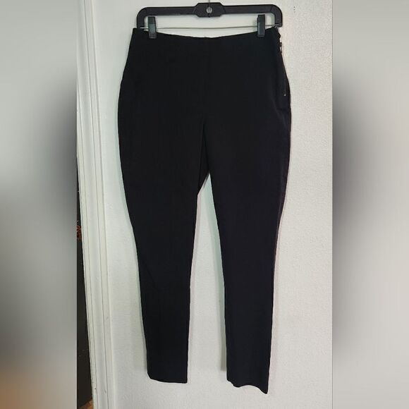 Everlane The Side-Zip Cotton Stretch Black Work Pants Size 6 - Picture 2 of 16